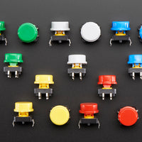 Button Colorful Round Tactile Switch Assortment 25 pack - circuitrocks