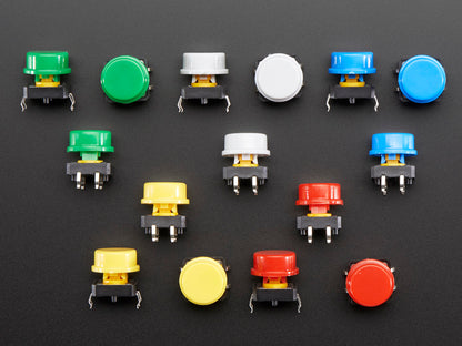 Button Colorful Round Tactile Switch Assortment 25 pack