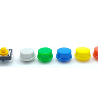 Button Colorful Round Tactile Switch Assortment 25 pack - circuitrocks