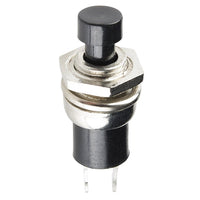 Button Momentary Panel Mount Black — Relay Module | Circuitrocks