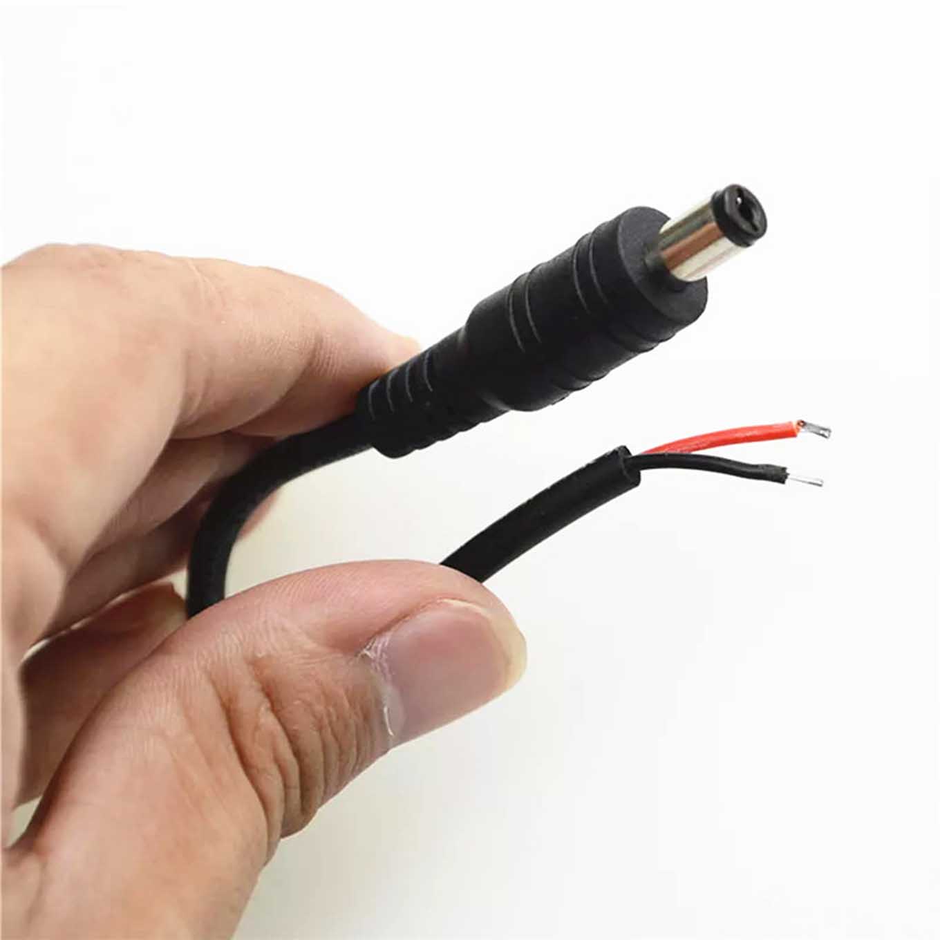 DC Male Jack Plug 5.5 x 2.1mm Connectors Power Extension Cable 0.5m