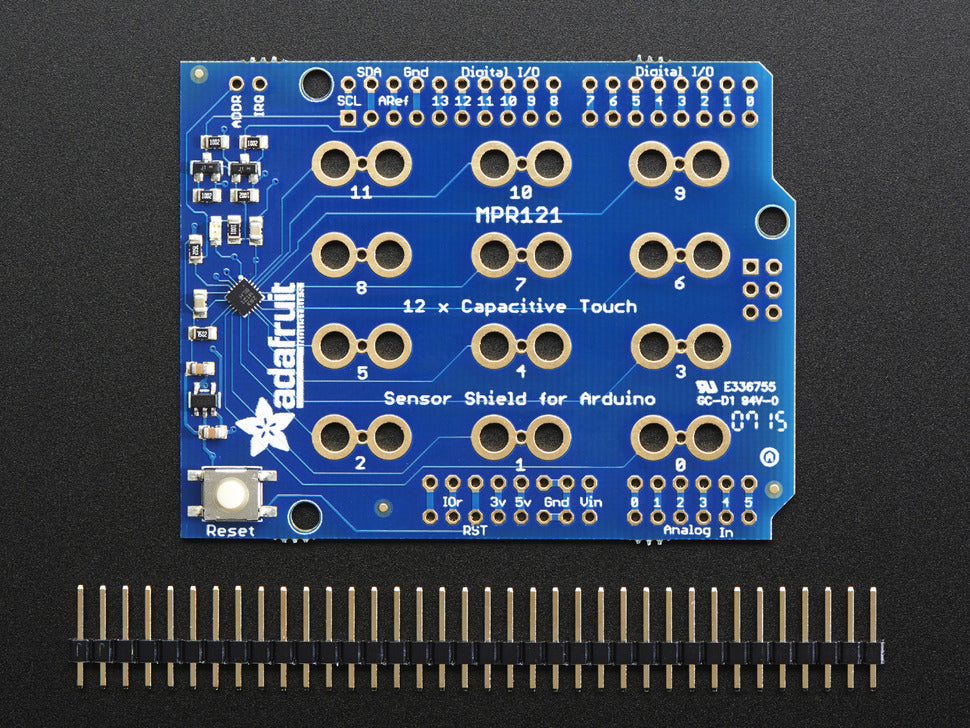 Capacitive Touch Shield for Arduino Adafruit 12 x MPR121