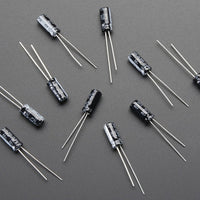 Capacitors 10uF 50V Electrolytic Pack of 10 - circuitrocks