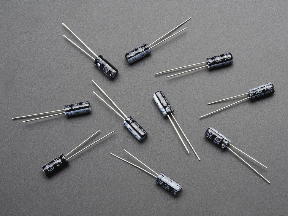 Capacitors Electrolytic 100uF 16V Pack of 10