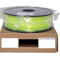CCTREE PLA 3D Filament 1.75mm Transparent Yellow