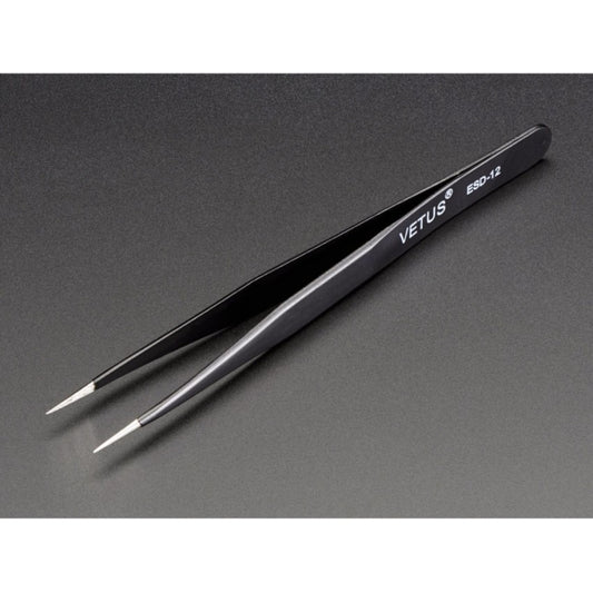 Tweezers ESD safe 135mm Vetus