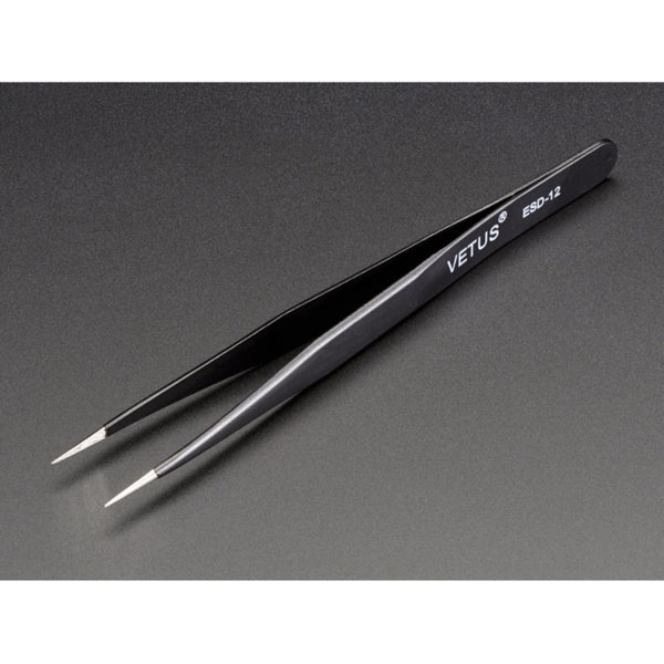 Tweezers ESD safe 135mm Vetus - circuitrocks