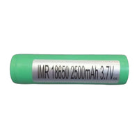 Circuitrocks 18650 Battery 3.7V 2500mAh - High-Drain Cell - circuit.rocks