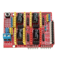 CNC Shield V3.51 GRBL v0.9 compatible Uses Pololu Drivers Arduino - circuitrocks