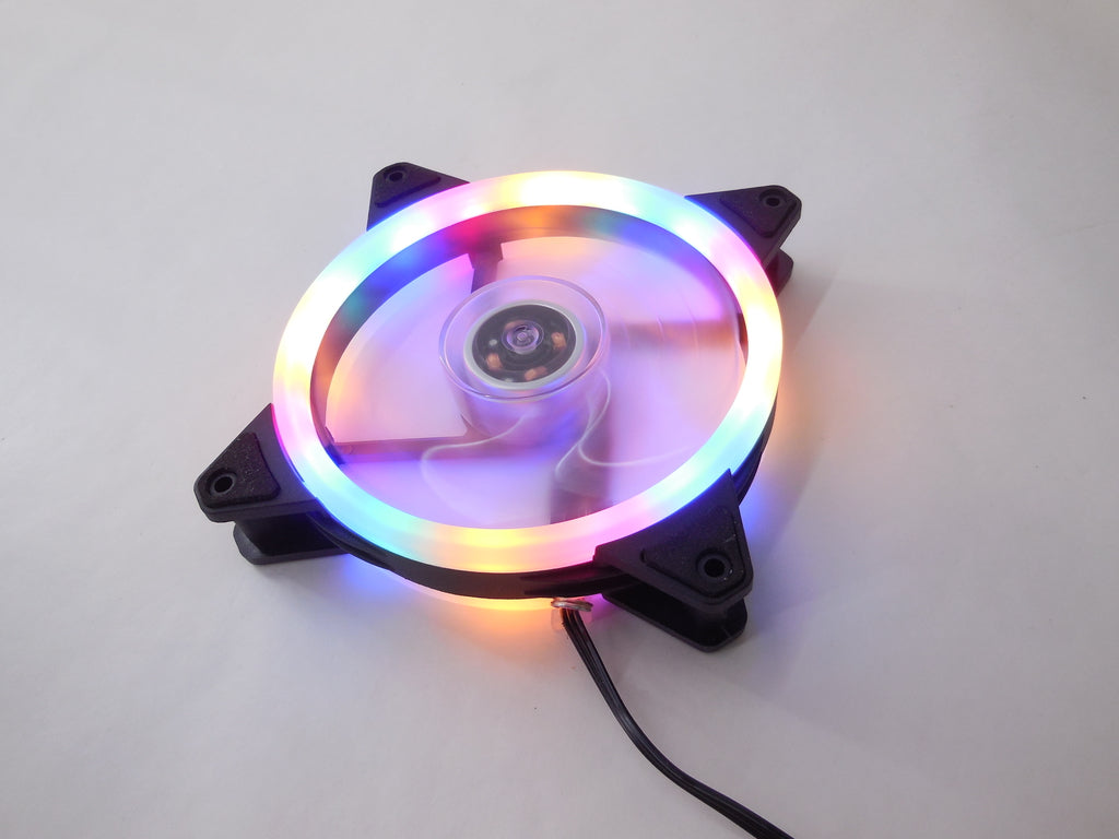 Cooling Fan 120mm Multicolored LED | Circuitrocks