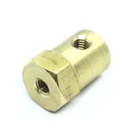 Coupling 3.17mm Hexagon Brass for Motor Shafts and Wheel - view 2