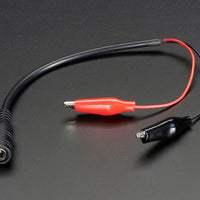 DC Barrel Jack 2.1mm to Alligator Clips - circuitrocks