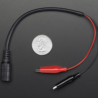 DC Barrel Jack 2.1mm to Alligator Clips - circuitrocks