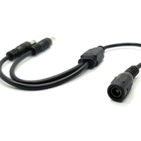 DC Barrel Jack 2-Way 2.1mm Splitter Squid - circuitrocks