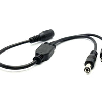 DC Barrel Jack 2-Way 2.1mm Splitter Squid - circuitrocks