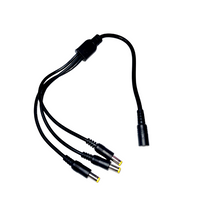 DC Barrel Jack 3 Way 2.1mm Splitter Squid