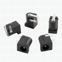 DC Barrel Jack 2.1mm 5pcs - Panel-Mount Female