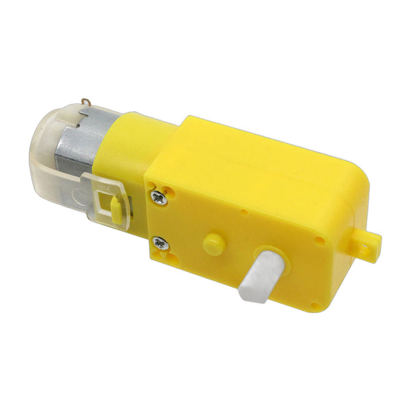 DC Geared Motor with Back Shaft - Straight-Type - circuit.rocks