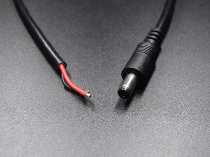 DC Male Jack Plug 5.5 x 2.1mm Connectors Power Extension Cable 0.5m