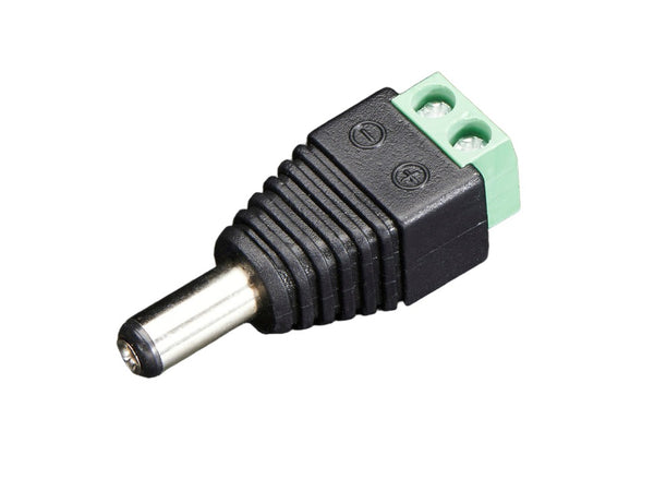 DC Male 2.1mm Plug to Screw Terminal (369)