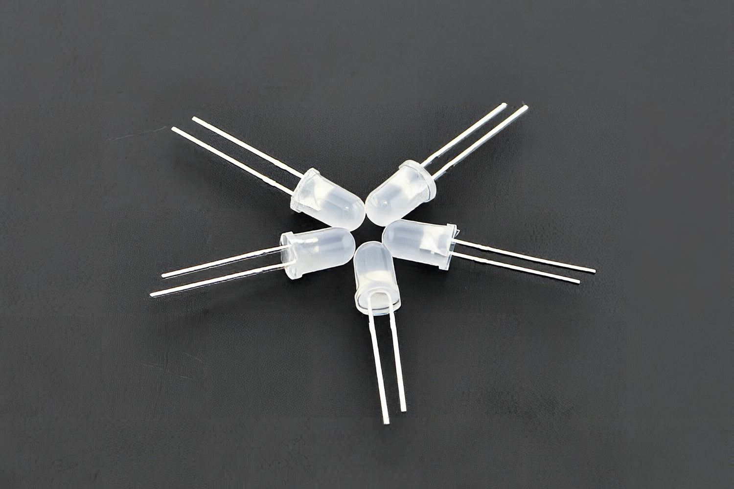 DFRobot Diffused 5mm LED Pack 50pcs - FIT0372