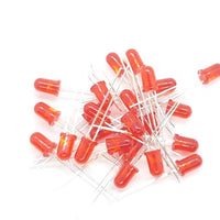 Diffused Red 5mm LED 25-Pack - Standard Through-Hole - view 2