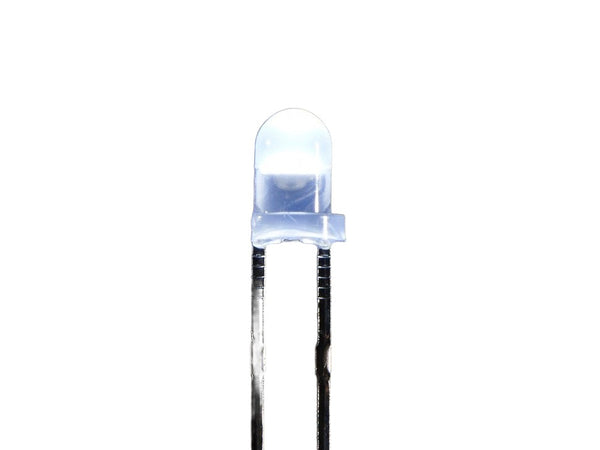 Diffused White 3mm LED 25-Pack (778)