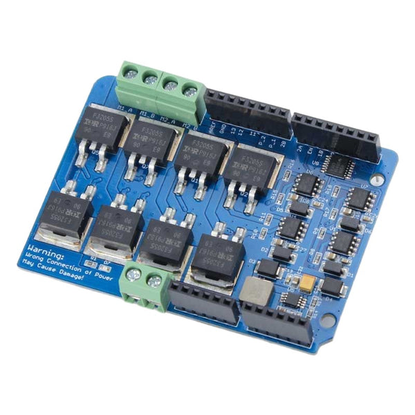 Dual Channel H-Bridge Motor Shield 22V | Circuitrocks