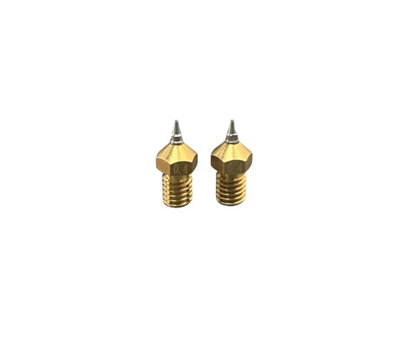 E3D MK8 Brass Nozzle M6 w/ Stainless Tips
