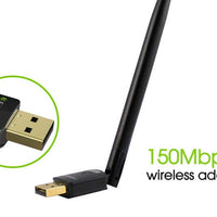 EDUP 2.4GHz WiFi Adapter 150Mbps with Antenna for Pi