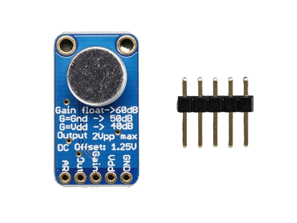 MAX9814 Electret Mic Amplifier AGC Auto Gain (2677)