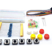 Electronics Kit Resistor LED Button Breadboard Wire - circuitrocks