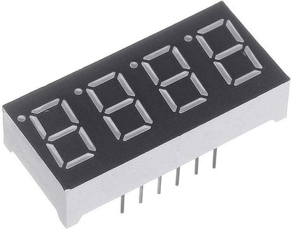 Four Digit Numeric Time Display 0.36" Red Common Cathode