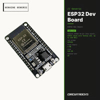 ESP32 Dev Board - CH9102, 30-Pin Layout, Micro-USB - genuine, circuit.rocks
