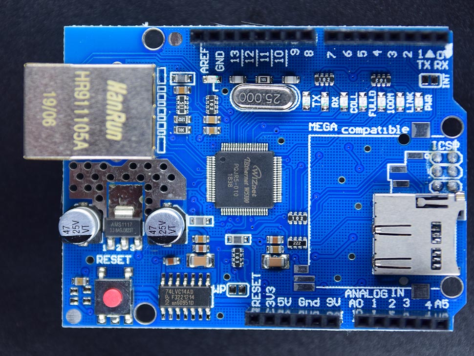 Ethernet Shield W5100 for Arduino