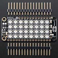 Adafruit NeoPixel FeatherWing - 4x8 RGB LED Matrix - view 3
