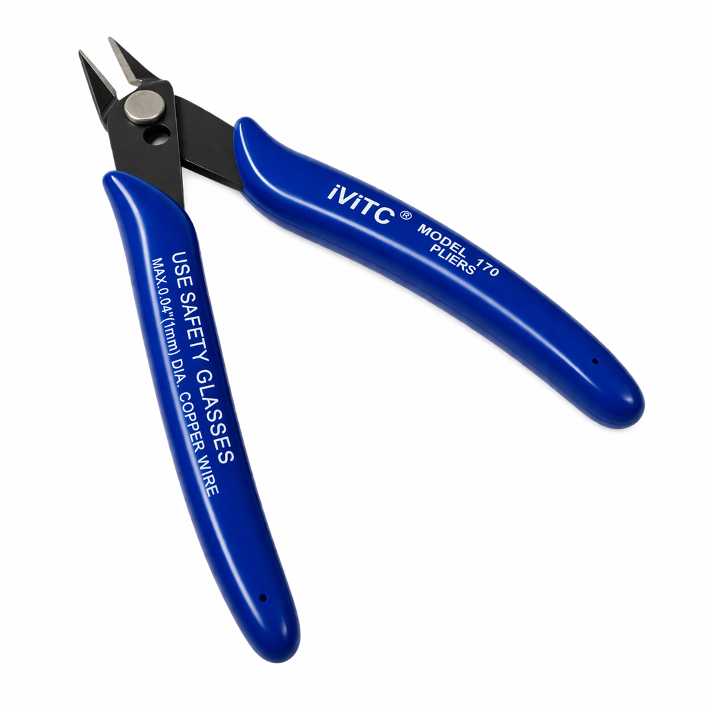 Flush Diagonal Pliers Plato 170 - circuitrocks