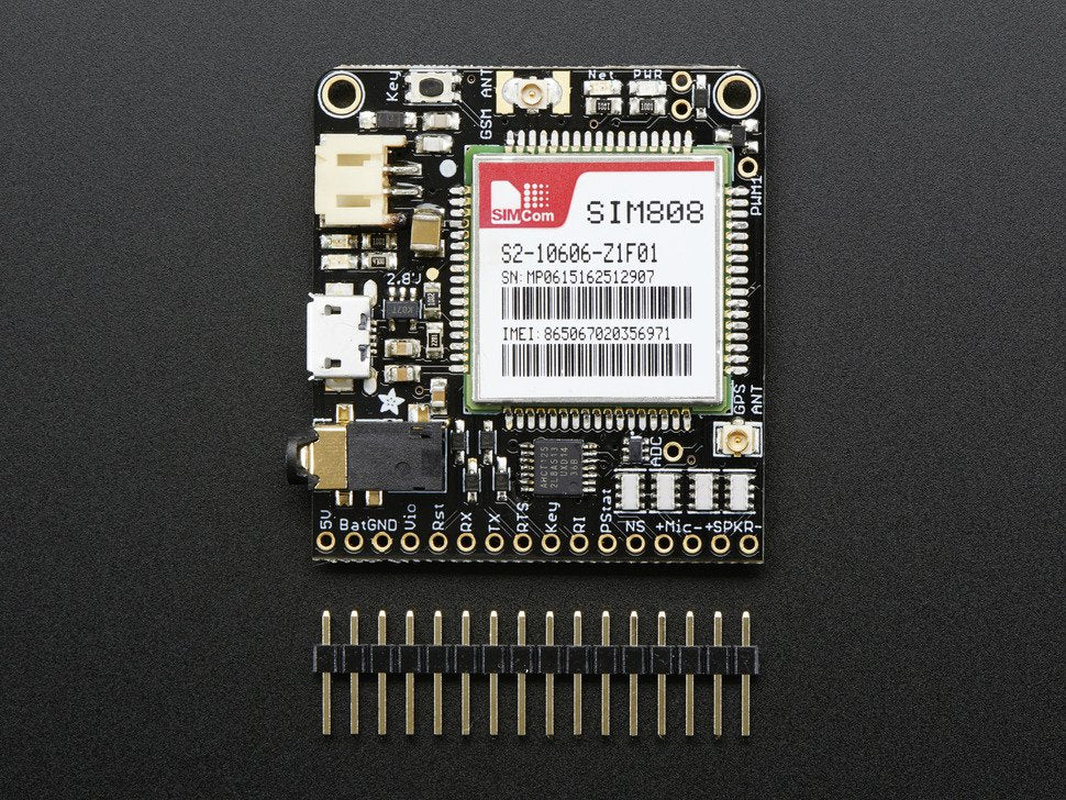 FONA Adafruit 808 Mini Cellular GSM GPS Breakout