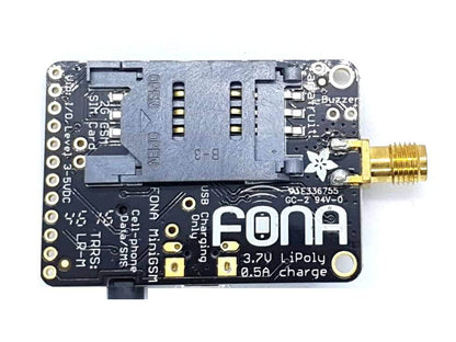 FONA Adafruit Mini Cellular GSM Breakout SMA Version v1
