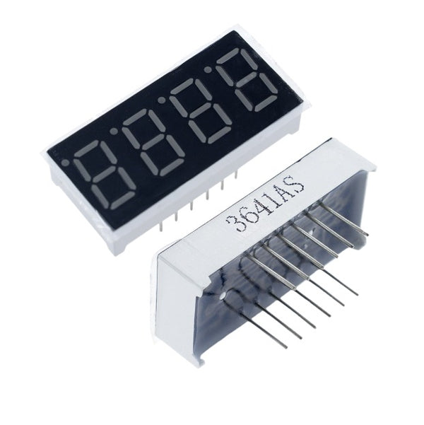 Numeric 4-Digit Time Display 0.36" Red CC (DDC03604C)