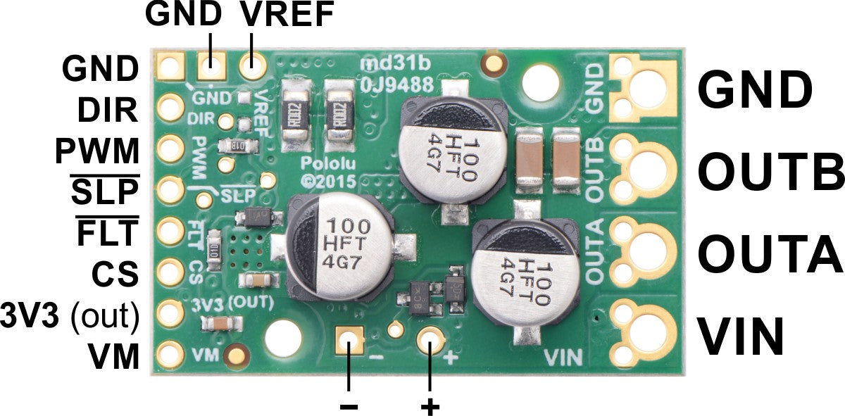 G2 High-Power Motor Driver 18v25 Pololu