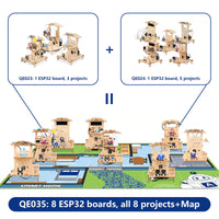 ACEBOTT Smart Home Display Kit with Sandbox Map – Year 1 | ESP32 Smart Home STEM Education Kit (8 Projects) - circuitrocks