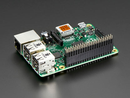 GPIO Header for RaspberryPi A+/B+/Pi 2/Pi 3 - Tall 2x20 Female Header