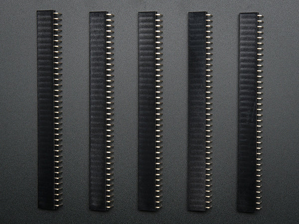Header 0.1" 36-pin Strip Right-Angle Female/Socket 5 pack - circuitrocks
