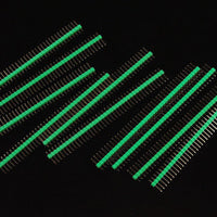 Headers 0.1″ 2.54 mm Arduino Male Pin Straight Green 5PCS - circuitrocks