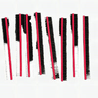 Headers 2.54mm Arduino Male Pin Straight Red 5pcs