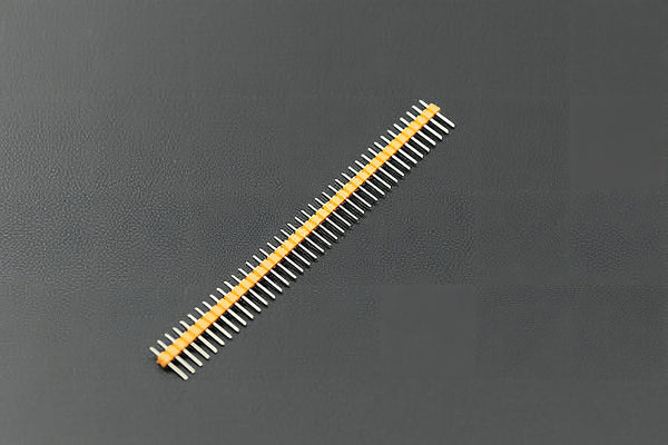 Headers 2.54mm Arduino Male Pin Straight Yellow 5pcs