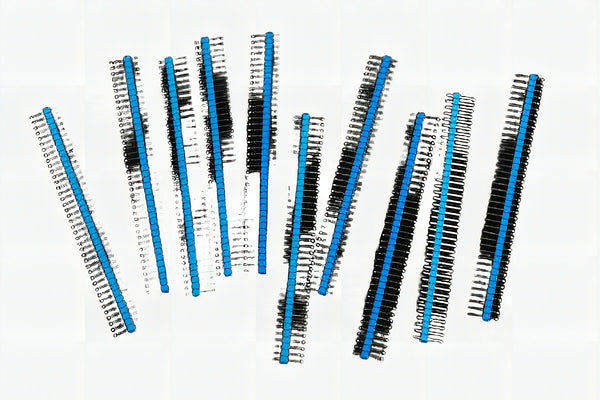 Headers 2.54mm Arduino Male Pin Straight Blue 5pcs