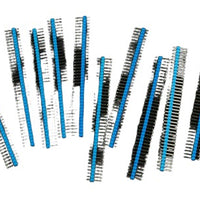 Headers 2.54mm Male Pin Straight Blue 5pcs (AJ150-B)