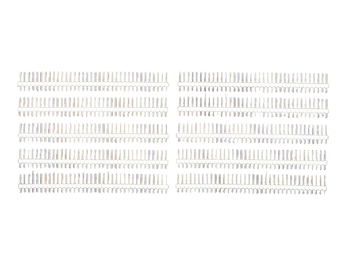 Headers 2.54mm Male White 5pcs (2575)